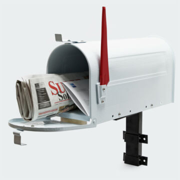 US Mailbox, fehér színben, amerikai design - falikarral