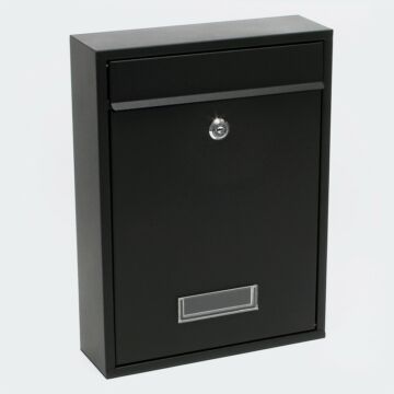 Premium Postbox postaláda V1 - fekete porfestett