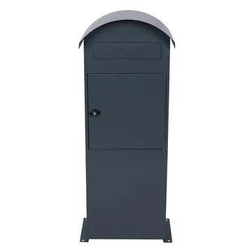 Csomagbox szürke - 38,6x29x100cm álló postaládával