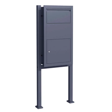 Antracit színű csomagbox szett 470 x 220 x 870 mm-es méretben állvánnyal