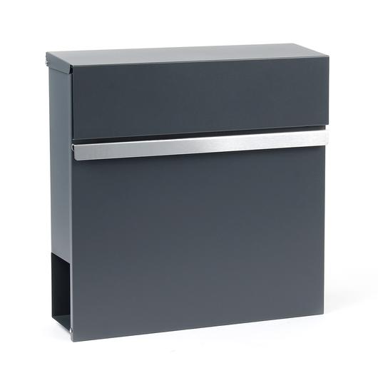 Prémium modern fali postaláda V50 - Antracit/ INOX - 2022