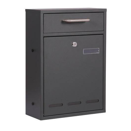 Postaláda V53 antracit, megtekintési nyílásokkal 