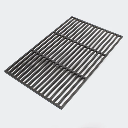Öntött vasból készült grillezőrács - téglalap alakú - 67 x 40 cm vastag rostélyrács