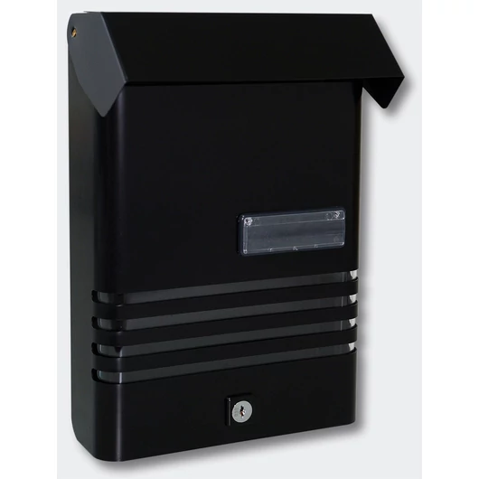 Modern aluminium postaláda fekete