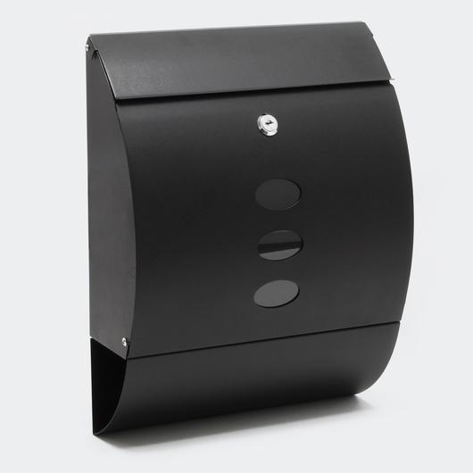 Design postaláda újságtartóval V18 - fekete