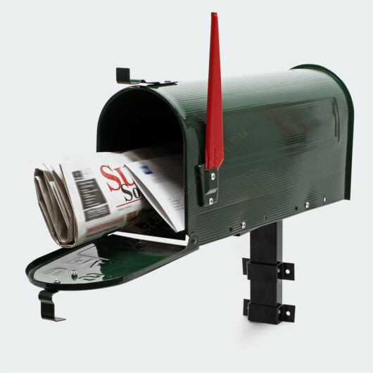 US Mailbox, méregzöld színben, amerikai design - falikarral