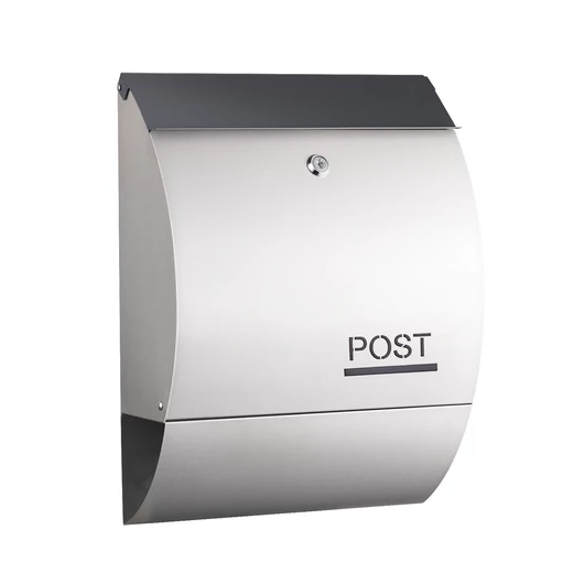 Prémium modern fali postaláda V33 - INOX 