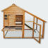 Kép 3/4 - Rágcsáló ház, nyúl, csirke kooperatív kisállat ház - szabad tartási felülettel