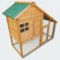 Kép 1/4 - Rágcsáló ház, nyúl, csirke kooperatív kisállat ház - szabad tartási felülettel