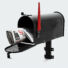 Kép 1/10 - US Mailbox, fekete színben, amerikai design - falikarral