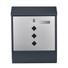 Kép 4/9 - Prémium modern fali postaláda V36 - Antracit/ INOX - 2022