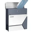 Kép 9/9 - Prémium modern fali postaláda V42 - Antracit/ INOX 