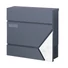 Kép 2/9 - Prémium modern fali postaláda V44 - Antracit/ INOX 