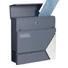 Kép 9/9 - Prémium modern fali postaláda V44 - Antracit/ INOX 