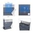 Kép 5/9 - Prémium modern fali postaláda V45 - Antracit/ INOX 