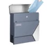 Kép 9/9 - Prémium modern fali postaláda V45 - Antracit/ INOX 