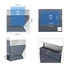 Kép 5/9 - Prémium modern fali postaláda V47 - Antracit/ INOX 